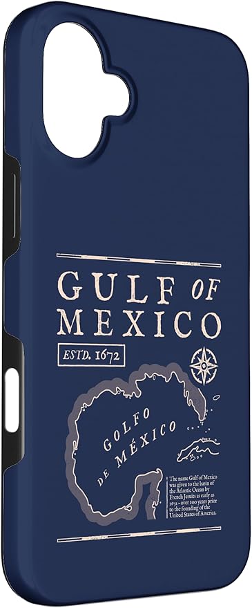 Gulf of Mexico 1672 Historic Map Case - Image 3
