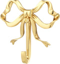 MAGICLULU Gold Coat Hook Bow Wall Hooks Brass Hanging Hook Multi-Purpose Door by MAGICLULU