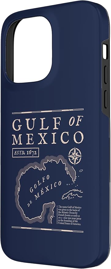 Gulf of Mexico 1672 Historic Map Case - Image 2