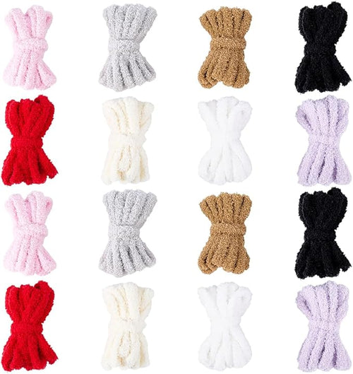 18 Strands 8 Colors Keychain String Colorful Keychaincord 52.5 FT Wool Round by SOFPLATE