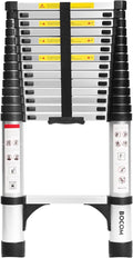 BOCOM 14.5 FT Aluminum Telescoping Ladder, Lightweight Multi-Purpose by BOCOM