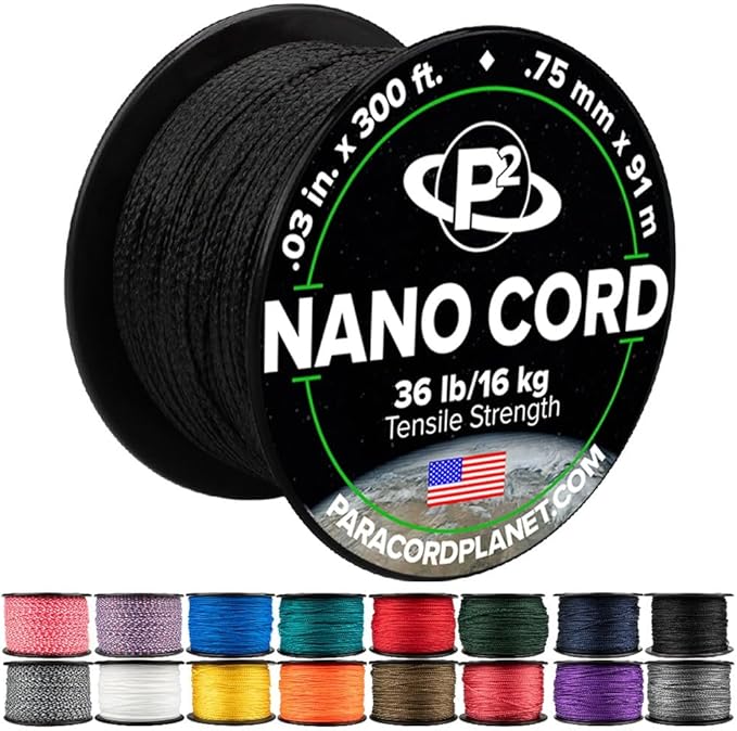 Paracord Planet Nano Cord –Lightweight Nylon Nano Paracord – Great by ParacordPlanet