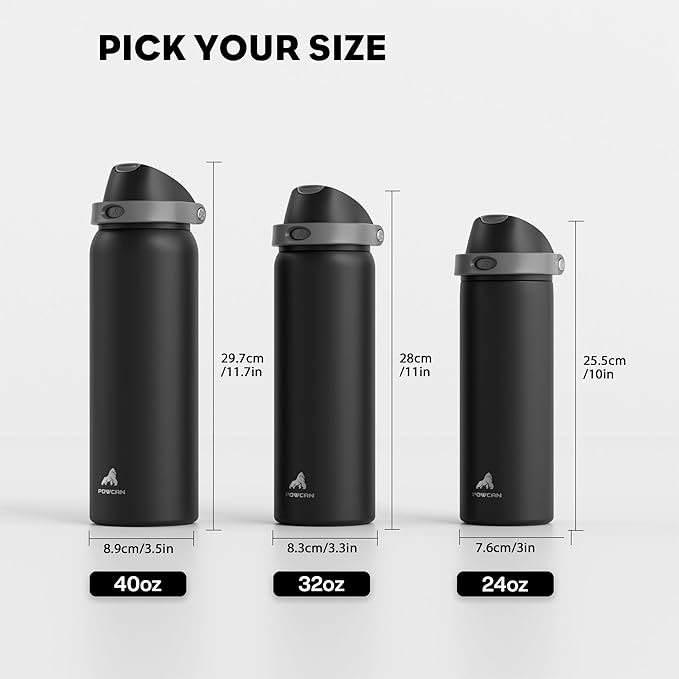 POWCAN 24 oz Insulated Water Bottle - Image 8