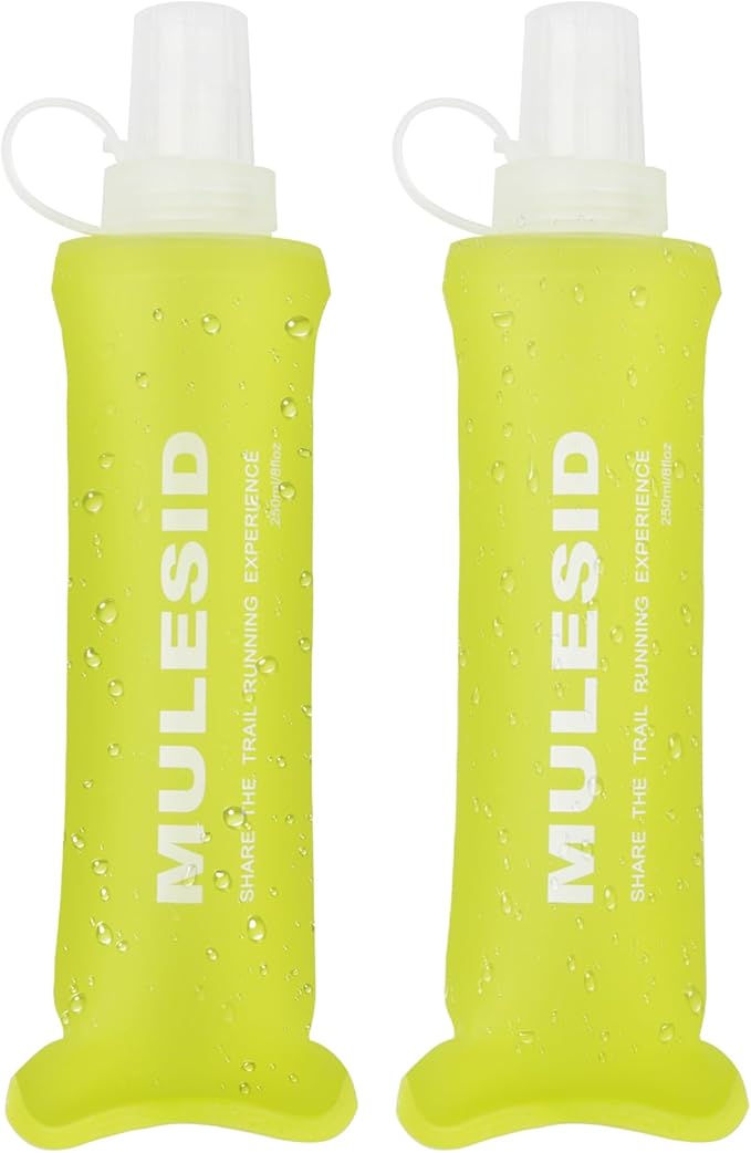 Soft Flask Running Bottles Collapsible Water Bottle Foldable by MULESID