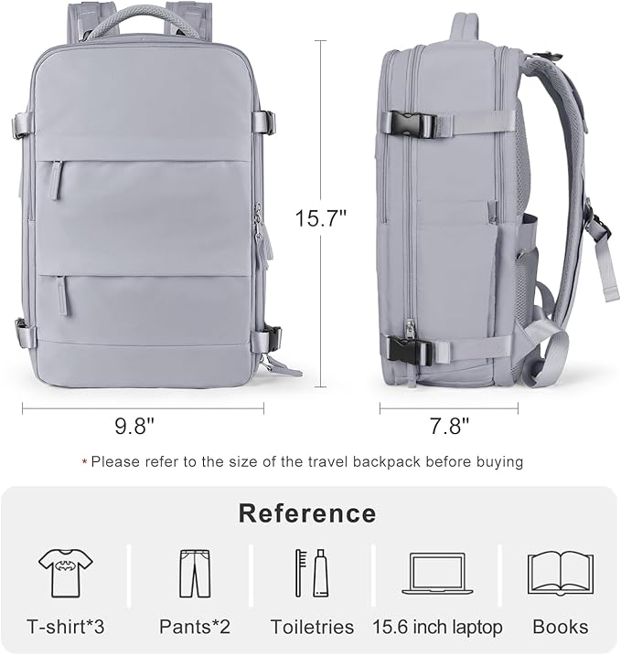 coofay Travel Backpack Carry On Flight Approved - Image 3
