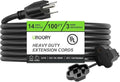 Outdoor Extension Cord Waterproof 100 FT, Flexible 100% Copper 3 Prong by UBOORY