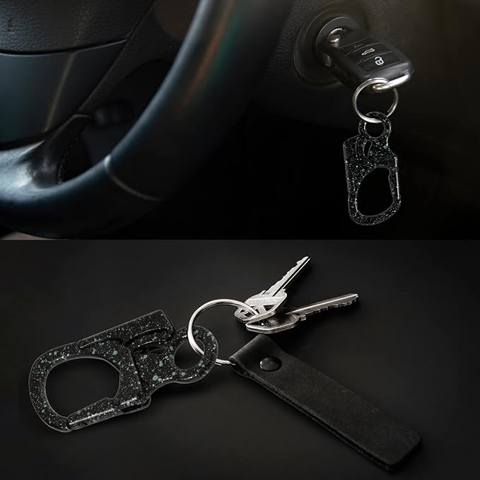 Ahiller Carabiner Clip, Double Anti-Misopening Locking Design, Key Ring Clip - Image 4
