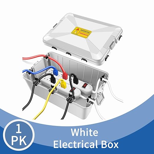 NineLeaf Large Outdoor Electrical Box Waterproof, IP54 Weatherproof Extension - Image 8