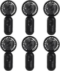 Mini Portable Fan 6 Pack, Cute Handheld Battery Operated Lightweight Small by JODNO