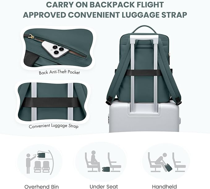 Laptop Backpack for Women, Work Business Traval Computer Backpacks - Image 7