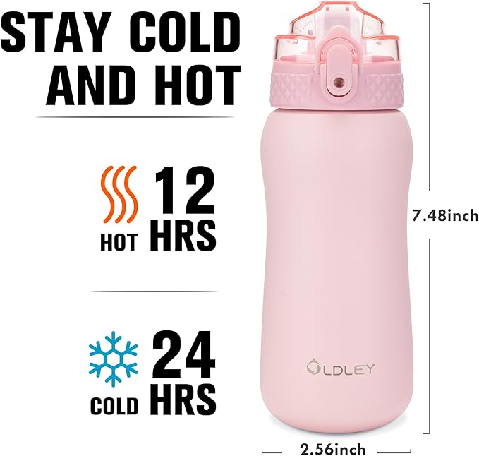 Oldley Insulated Water Bottle 12oz Water Bottles - Image 3