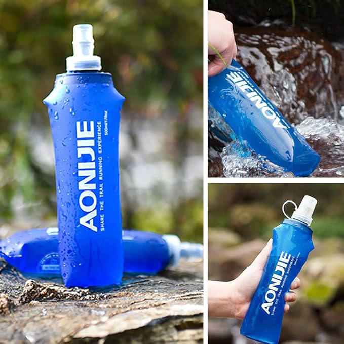 AONIJIE 2 Pack 250ML Collapsible TPU Soft Flask - Image 5