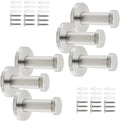 Wall Hooks Heavy Duty Coat Hooks Stainless Steel Clothes Hanger by Home