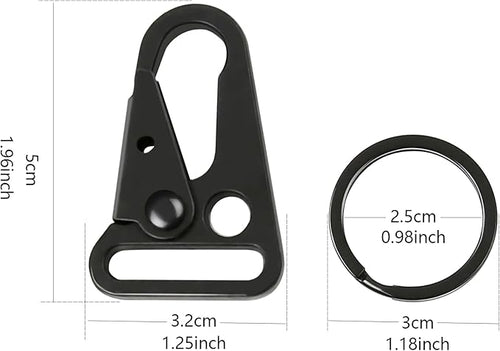 12 Sets Tactical Snap Hooks, Paracord Bracelets, Use - Image 2