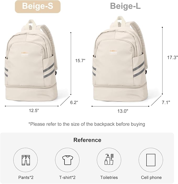 coofay Gym Backpack For Women Waterproof Sports Backpack - Image 2