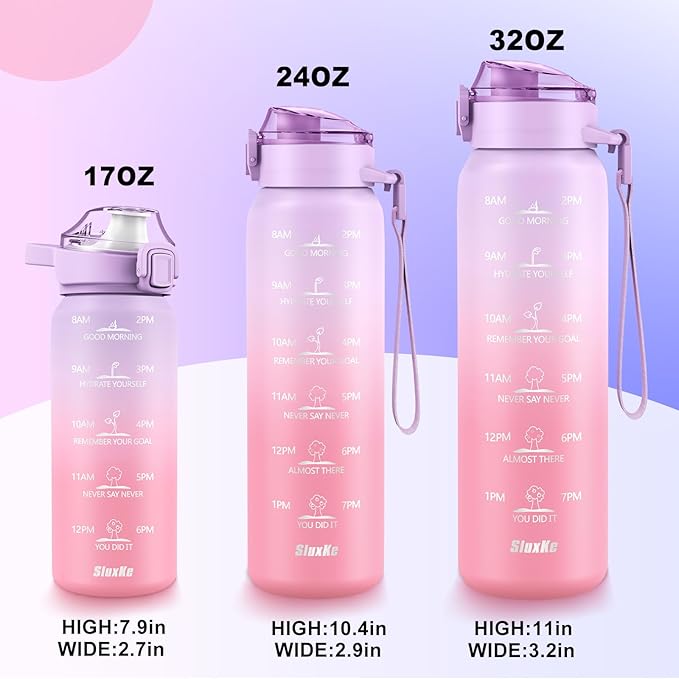 SLUXKE Stainless Steel Insulated Water Bottle 32oz - Image 5