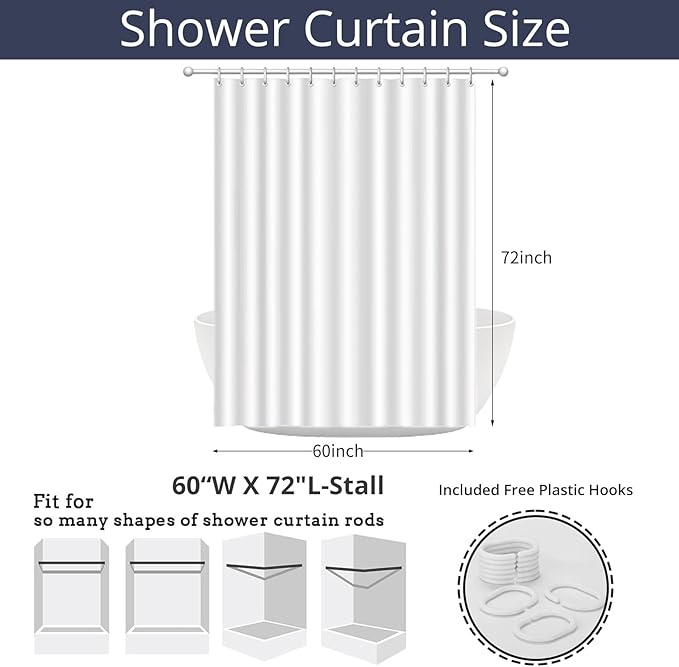 Yellow Bow Shower Curtain - Image 7