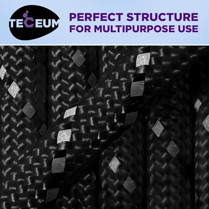 TECEUM Reflective Paracord Rope 1000 – 1000ft/200ft/100ft/50ft – 40+ Colors – - Image 8