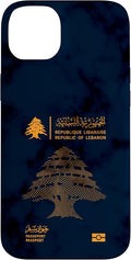 Lebanon, Lebanon Passport, Lebanon Flag, Lebanon map. Case by Unknown