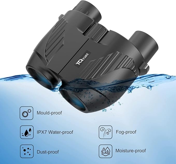 20X25 Compact Binoculars for Adults, Large Eyepiece Waterproof Binocular - Image 6