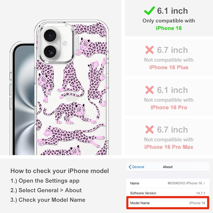 MOSNOVO Case for iPhone 16 - Image 2