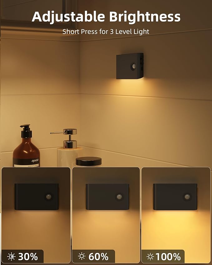 EZVALO 3 Pack Motion Sensor Night Lights, Sync LED Stair Lights Indoor - Image 7