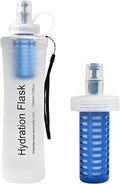 1L Soft Flask Water Bottle, Collapsible Water Bottle by CXWLJL