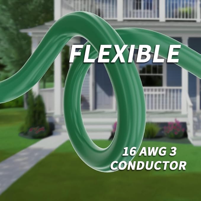 PlugSaf 1 to 3 Splitter Outdoor Extension Cord - Image 4
