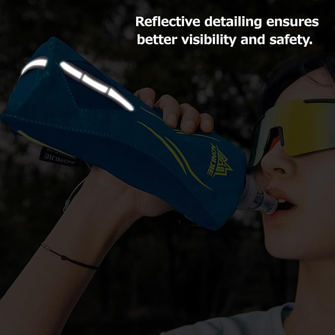 Azarxis TPU Soft Flask Collapsible Water Bottles BPA-Free 250ml 350ml 500ml - Image 5