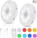 RGB LED Rechargeable Motion Sensor Light Indoor by MotionSensorLightIndoorforClosetCabinetKitchenRoomandmore