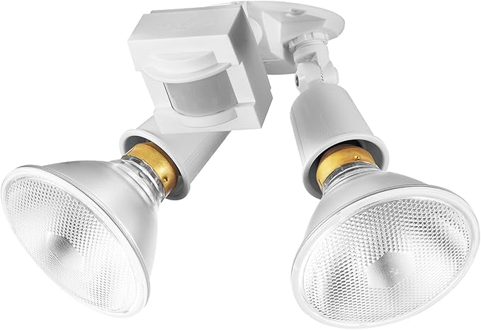 Globe Electric 17000270 110-Degree 240 W Twin Head Gray Hardwired Motion Sensor - Image 5