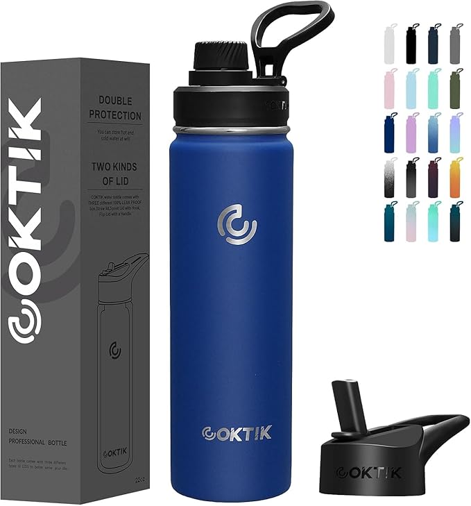 40 Pack 22 oz Sports Water Bottle by coktik