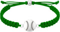Sportybella - Baseball Bracelet, Baseball Jewelry, Adjustable Braided Baseball by Sportybella