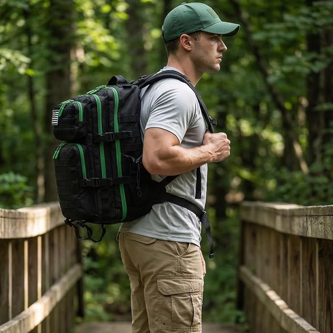 45L Tactical Backpack for Men Women, Military Assault Pack - Image 5