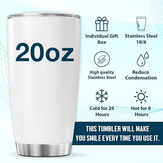 CUBICER Bookshelf Design Stainless Steel Tumbler 20 Oz - Image 6