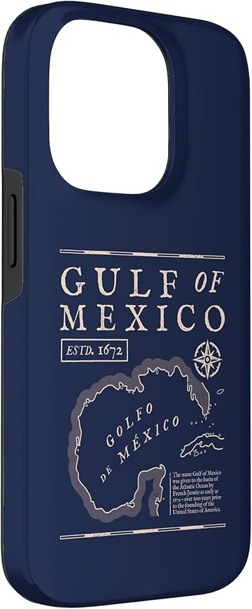 Gulf of Mexico 1672 Historic Map Case - Image 3