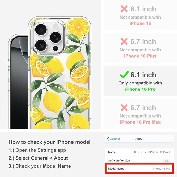 MOSNOVO Case for iPhone 16 Pro - Image 2