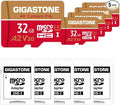 【5-Years Data Recovery】 GIGASTONE 32GB Micro SD Card 5-Pack, 4K Camera Pro by Gigastone