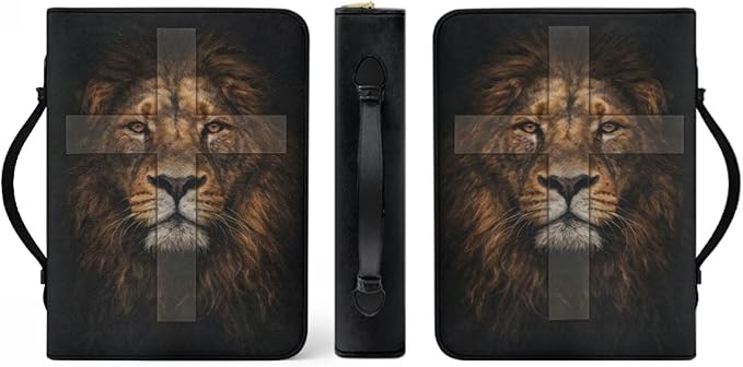 Leather Bible Cover Case for Men PU Bible Case - Image 2