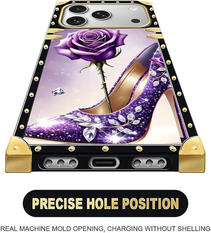 for iPhone 17 Pro Max Case Luxury Golden Decoration - Image 5