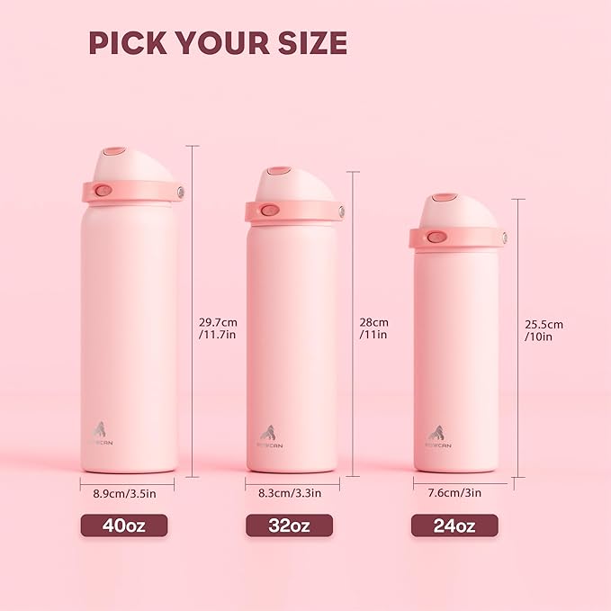 POWCAN 24 oz Insulated Water Bottle - Image 8
