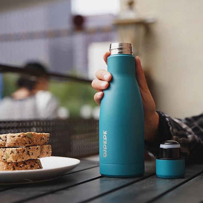 BJPKPK 12oz Water Bottles Stainless Steel Double Wall Vacuum Insulated Small - Image 6