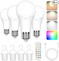 Rechargeable Battery Operated A19 Light Bulbs by Yochoice