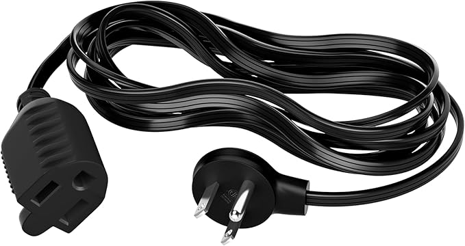 Elecan Flat Plug Extension Cord 12 Ft by Elecan