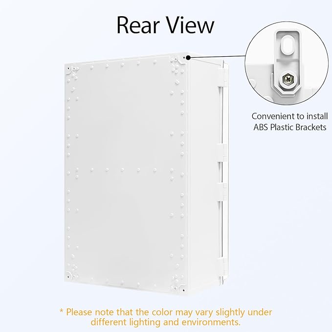 Electrical Box, IP65 Waterproof Dustproof ABS Plastic Enclosure, Outdoor and - Image 5