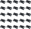 Black Plastic Side Release Buckles by ParacordPlanet
