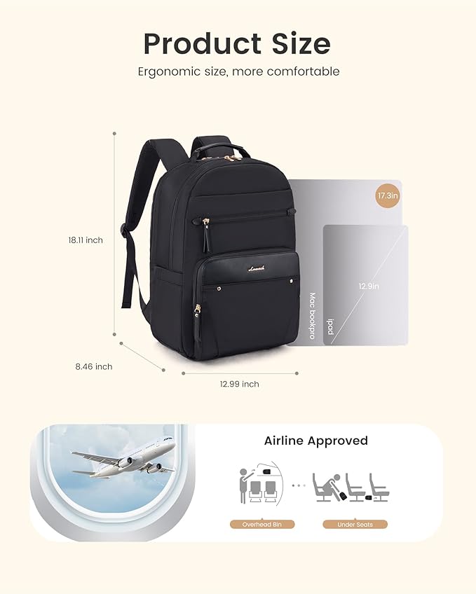 LOVEVOOK Laptop Backpack for Women - Image 4
