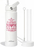 mininoo Mothers Day Gifts for Mom, 24 oz Insulated Stainless Steel Water Bottle by mininoo