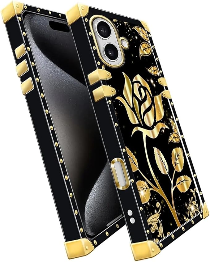 for iPhone 17 Case Luxury Golden Decoration - Image 3