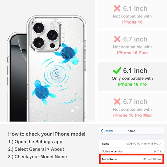 MOSNOVO Case for iPhone 16 Pro - Image 2
